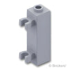 ブロック 1 x 1 x 3 - 垂直クリップ：[Light Bluish Gray / グレー]