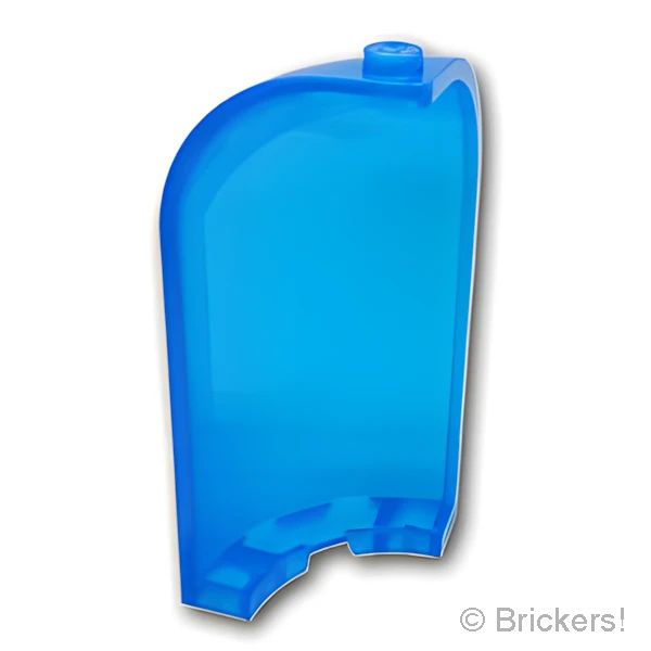 LEGOR パーツ 6468513/6508079 パネル 3 x 3 x 6 コーナー 凸型カーブトップ：[Satin Tr - Dk Blue / サテントランスダークブルー] 6059-366 の商品ページ｜レゴRパーツ バラ売りのブリッカーズ