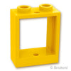 ウィンドウ 1 x 2 x 2 - フラットフロント：[Yellow / イエロー]