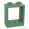 ウィンドウ 1 x 2 x 2 - フラットフロント：[Sand Green / サンドグリーン]