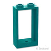 ウィンドウ 1 x 2 x 3 - フラットフロント：[Dark Turquoise / ダークターコイズ]