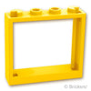ウィンドウ 1 x 4 x 3：[Yellow / イエロー]