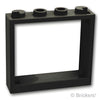 ウィンドウ 1 x 4 x 3：[Black / ブラック]