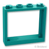ウィンドウ 1 x 4 x 3：[Dark Turquoise / ダークターコイズ]