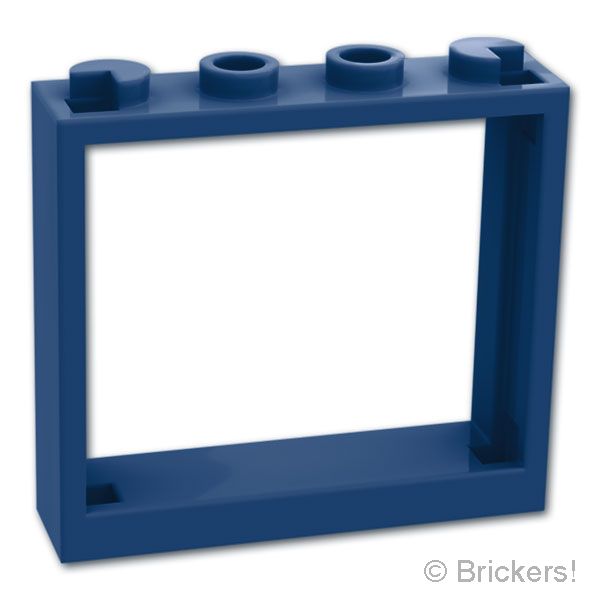 LEGO® パーツ 6598674 ウィンドウ 1 x 4 x 3：[Dark Blue / ダークブルー] 60594-140 