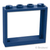 ウィンドウ 1 x 4 x 3：[Dark Blue / ダークブルー]