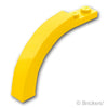アーチ ハーフ 1 x 6 x 3 1/3 - カーブトップ：[Yellow / イエロー]