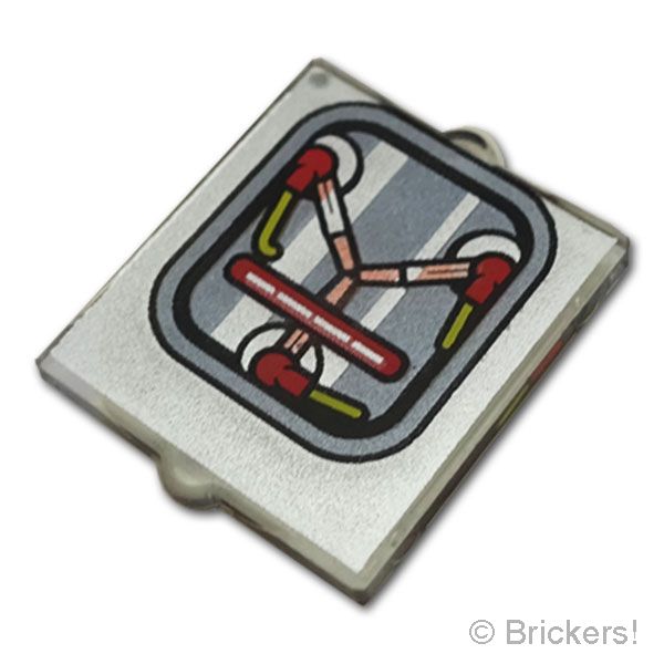 LEGO® パーツ 6585378 ウィンドウ ガラス 1 x 2 x 2 - 配線パターン：[Tr,Clear / トランスクリアー] 60601pb051-040 