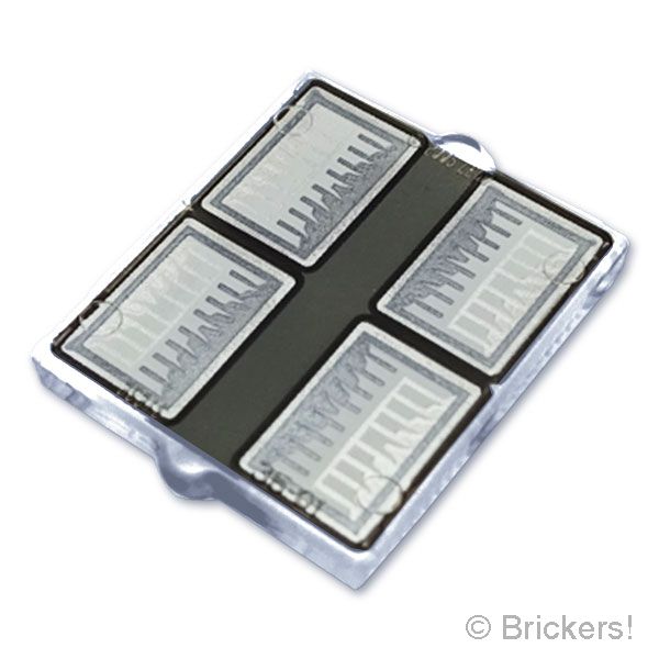 LEGO® パーツ 6585380 ウィンドウ ガラス 1 x 2 x 2 - デロリアン・外装配線ガラス：[Tr,Clear / トランスクリアー] 60601pb052-040 