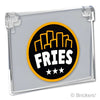 ウィンドウ ガラス 1 x 4 x 3 - 「FRIES」 - 開閉タイプ：[Tr,Clear / トランスクリアー]