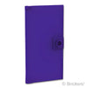 ドア 1 x 4 x 6 - スタッドハンドル：[Dark Purple / ダークパープル]