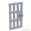 格子ドア 1 x 4 x 6 - スタッドハンドル：[Light Bluish Gray / グレー]