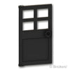 ドア 1 x 4 x 6 - スタッドハンドル：[Black / ブラック]