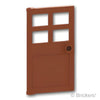 ドア 1 x 4 x 6 - スタッドハンドル：[Reddish Brown / ブラウン]