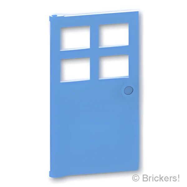 LEGOR パーツ 6285266 ドア 1 x 4 x 6 - スタッドハンドル：[Bt,Lt Blue / ブライトライトブルー] 60623-212 の商品ページ｜レゴRパーツ バラ売りのブリッカーズ