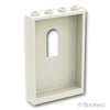 ウォール パネル 1 x 4 x 6 - 窓付き：[White / ホワイト]