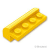 スロープ カーブ 2 x 4 x 1 1/3：[Yellow / イエロー]