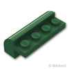 スロープ カーブ 2 x 4 x 1 1/3：[Dark Green / ダークグリーン]