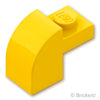 スロープ カーブ 2 x 1 x 1 1/3：[Yellow / イエロー]