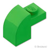 スロープ カーブ 2 x 1 x 1 1/3：[Bt,Green / ブライトグリーン]