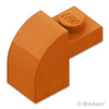 スロープ カーブ 2 x 1 x 1 1/3：[Dark Orange / ダークオレンジ]