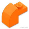 スロープ カーブ 2 x 1 x 1 1/3：[Orange / オレンジ]