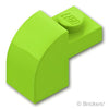 スロープ カーブ 2 x 1 x 1 1/3：[Lime / ライム]