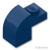 スロープ カーブ 2 x 1 x 1 1/3：[Dark Blue / ダークブルー]
