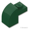 スロープ カーブ 2 x 1 x 1 1/3：[Dark Green / ダークグリーン]
