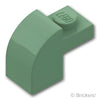 スロープ カーブ 2 x 1 x 1 1/3：[Sand Green / サンドグリーン]