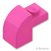スロープ カーブ 2 x 1 x 1 1/3：[Dark Pink / ダークピンク]
