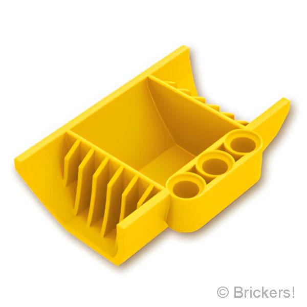 LEGO® パーツ 4518335 テクニック パネル ハーフエンジンブロック / サイドインテーク：[Yellow / イエロー] 61069-024 の商品ページ｜レゴRパーツ バラ売りのブリッカーズ