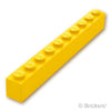 ブロック 1 x 10：[Yellow / イエロー]