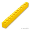 ブロック 1 x 12：[Yellow / イエロー]