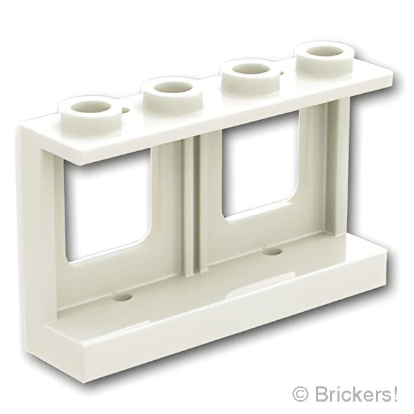 LEGO® パーツ 4521846 ウィンドウ 1 x 4 x 2 - 飛行機：[White / ホワイト] 61345-001 の商品ページ｜レゴRパーツ バラ売りのブリッカーズ