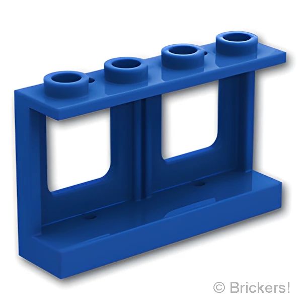 LEGO® パーツ 4577218/4651869/6207688 ウィンドウ 1 x 4 x 2 - 飛行機：[Blue / ブルー] 61345-023 の商品ページ｜レゴRパーツ バラ売りのブリッカーズ