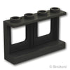 ウィンドウ 1 x 4 x 2 - 飛行機：[Black / ブラック]
