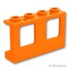 ウィンドウ 1 x 4 x 2 - 飛行機：[Orange / オレンジ]