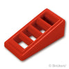 スロープ 18° 2 x 1 x 2/3 - グリル：[Red / レッド]