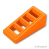 スロープ 18° 2 x 1 x 2/3 - グリル：[Orange / オレンジ]