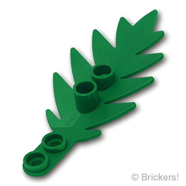 LEGOR パーツ 4160980/4258459/614828/6269040 ヤシの葉 8 x 3：[Green / グリーン] 6148-028 の商品ページ｜レゴRパーツ バラ売りのブリッカーズ