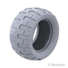 タイヤ 68.7mm x 34mm R - バルーン / 中空：[Light Bluish Gray / グレー]