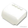 ウィンドスクリーン カーブトップ 5 x 6 x 2：[White / ホワイト]