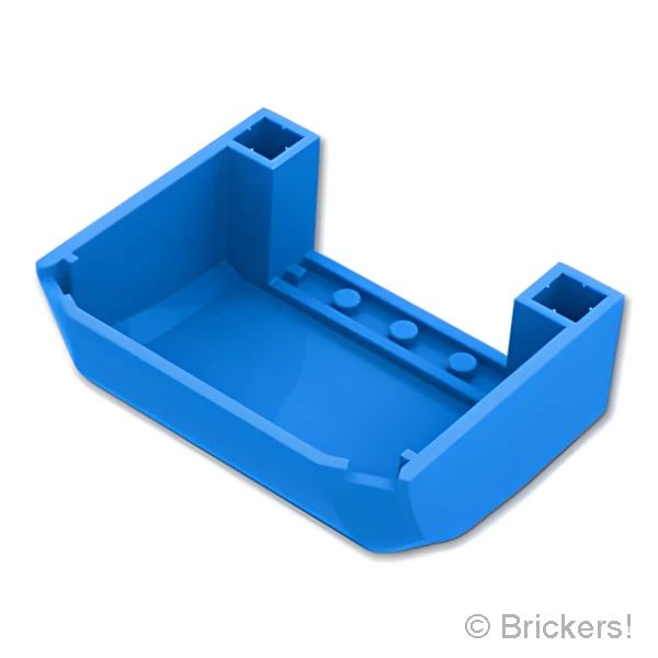 LEGOR パーツ 6488004 ウィンドスクリーン カーブトップ 5 x 6 x 2：[Dark Azure / ダークアズール] 61484-321 の商品ページ｜レゴRパーツ バラ売りのブリッカーズ
