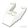 ウェッジ 6 x 4 - カットアウト：[White / ホワイト]