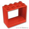 デュプロ ドア フレーム 2 x 4 x 3：[Red / レッド]