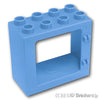 デュプロ ドア フレーム 2 x 4 x 3：[Md,Blue / ミディアムブルー]