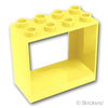 デュプロ ドア フレーム 2 x 4 x 3：[Bt,Lt Yellow / ブライトライトイエロー]