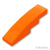 スロープ カーブ 4 x 1：[Orange / オレンジ]