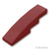 スロープ カーブ 4 x 1：[Dark Red / ダークレッド]
